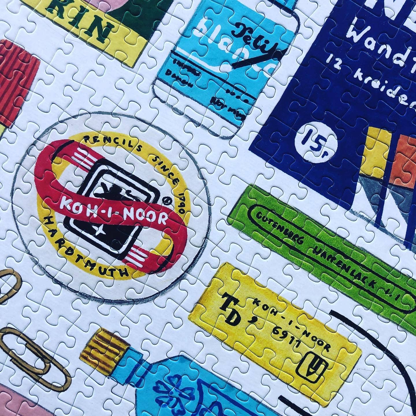 Jigsaw Puzzle | Stationery by Holly Maguire  1,000 pieces