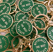 Officially the Best Teacher | Enamel Keyring