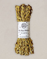 Ric Rac Ribbon 13m | Gold