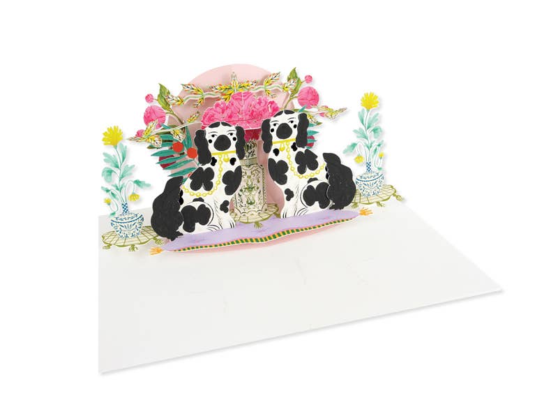 “Staffordshire Dogs” Pop-Up Card