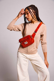 Harry Velvet Brick Fanny Pack