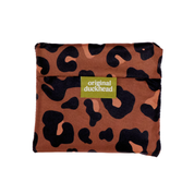 Leopard print foldable shopping bag by Original Duckhead, further view