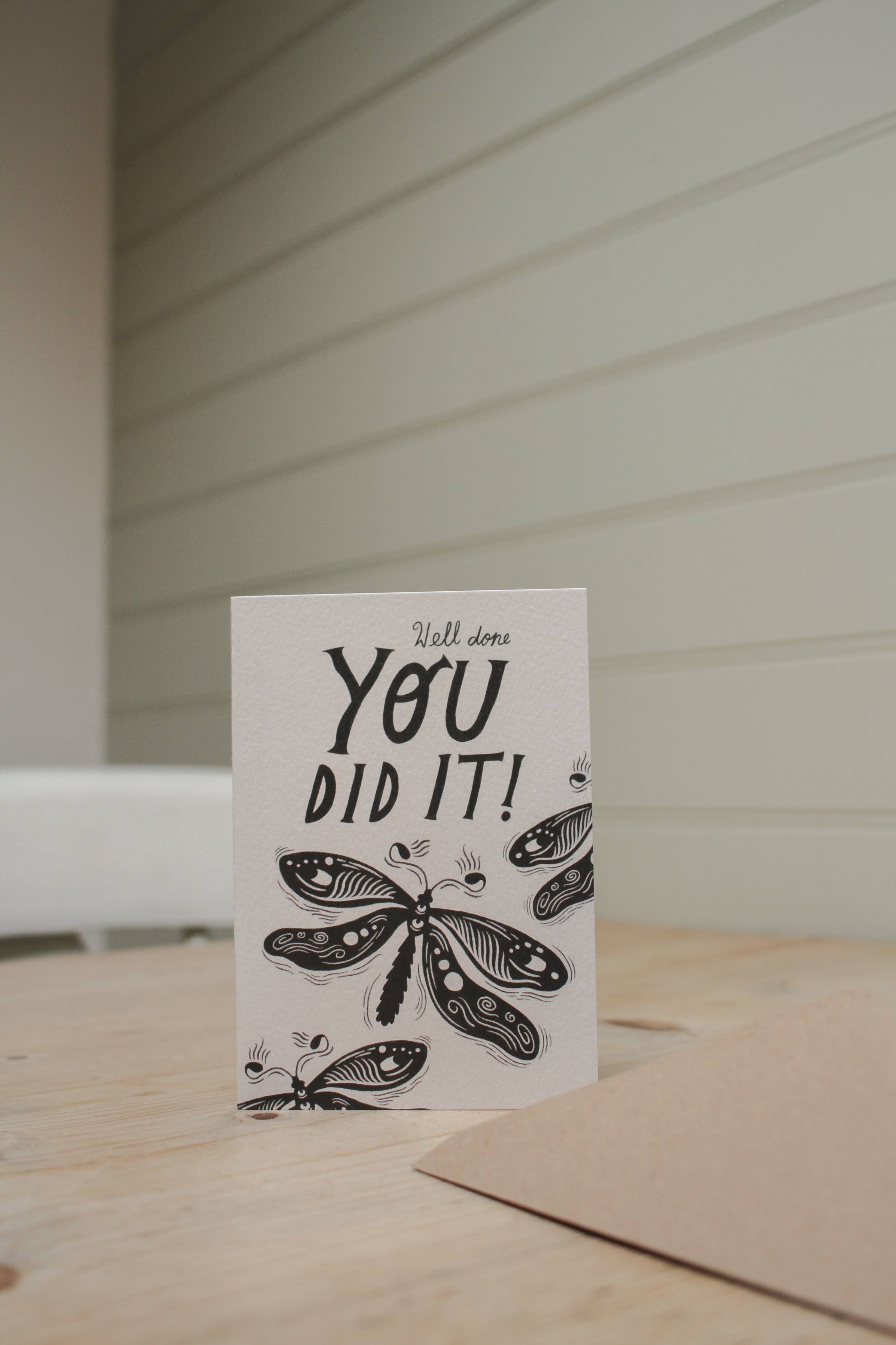 'You Did It!' Congratulations Card