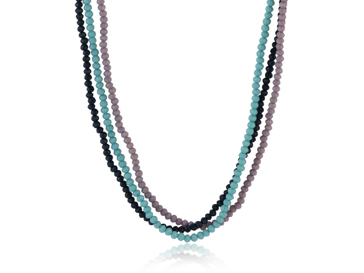 BELLE 3 STRING BEADED NECKLACE