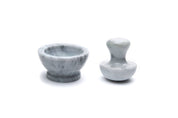 Marble Mortar & Pestle | White 4" x 4" x 4.25"