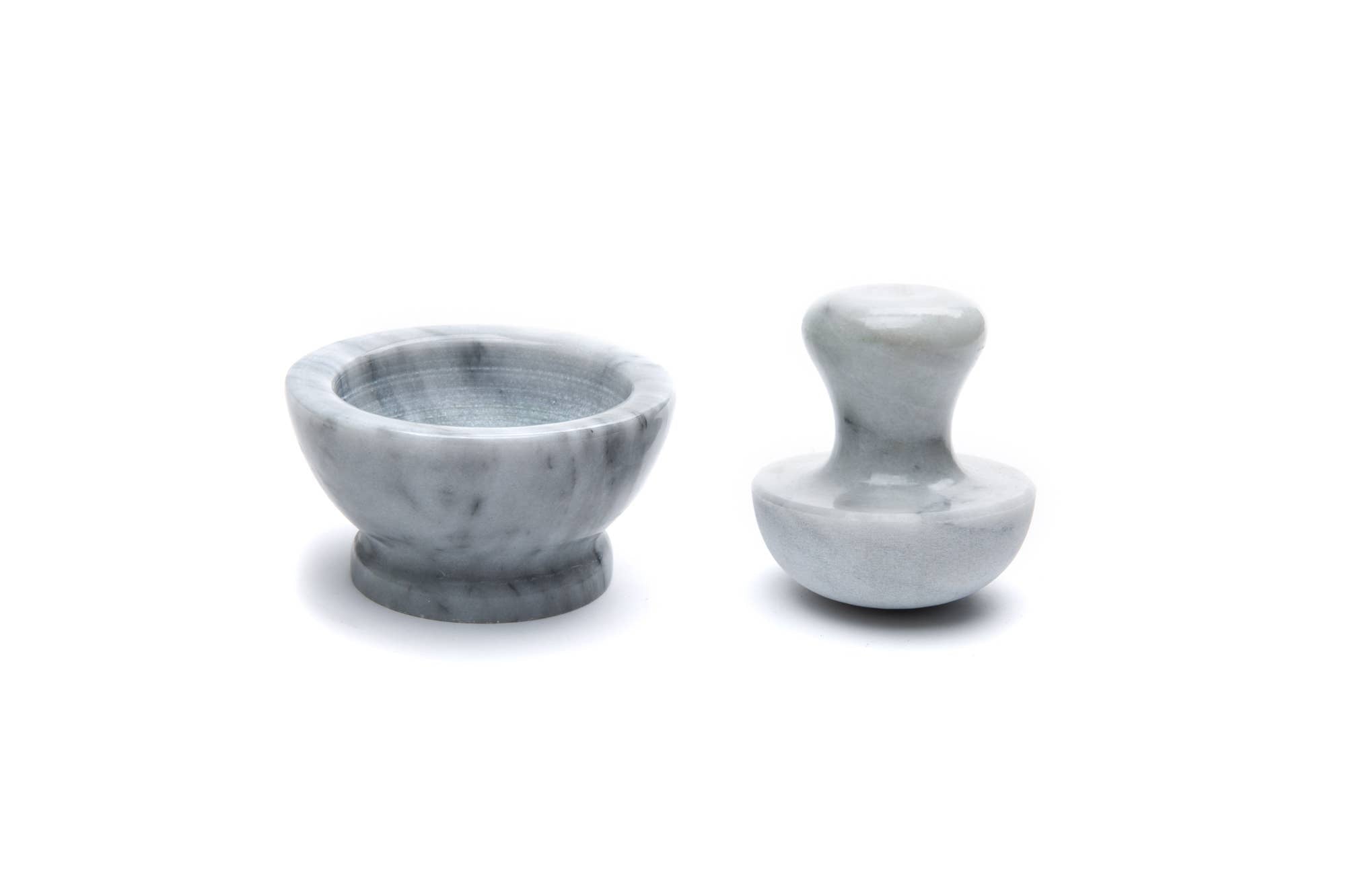 Marble Mortar & Pestle | White 4" x 4" x 4.25"