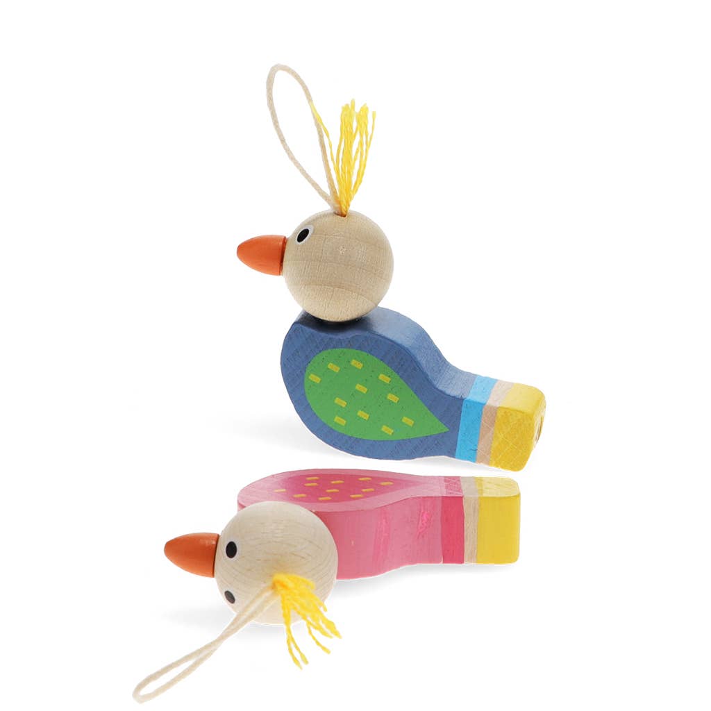 Ko-ko wooden bird whistles