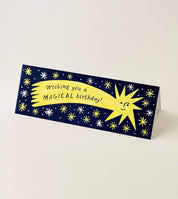 Glow in the Dark Shooting Star Birthday Card