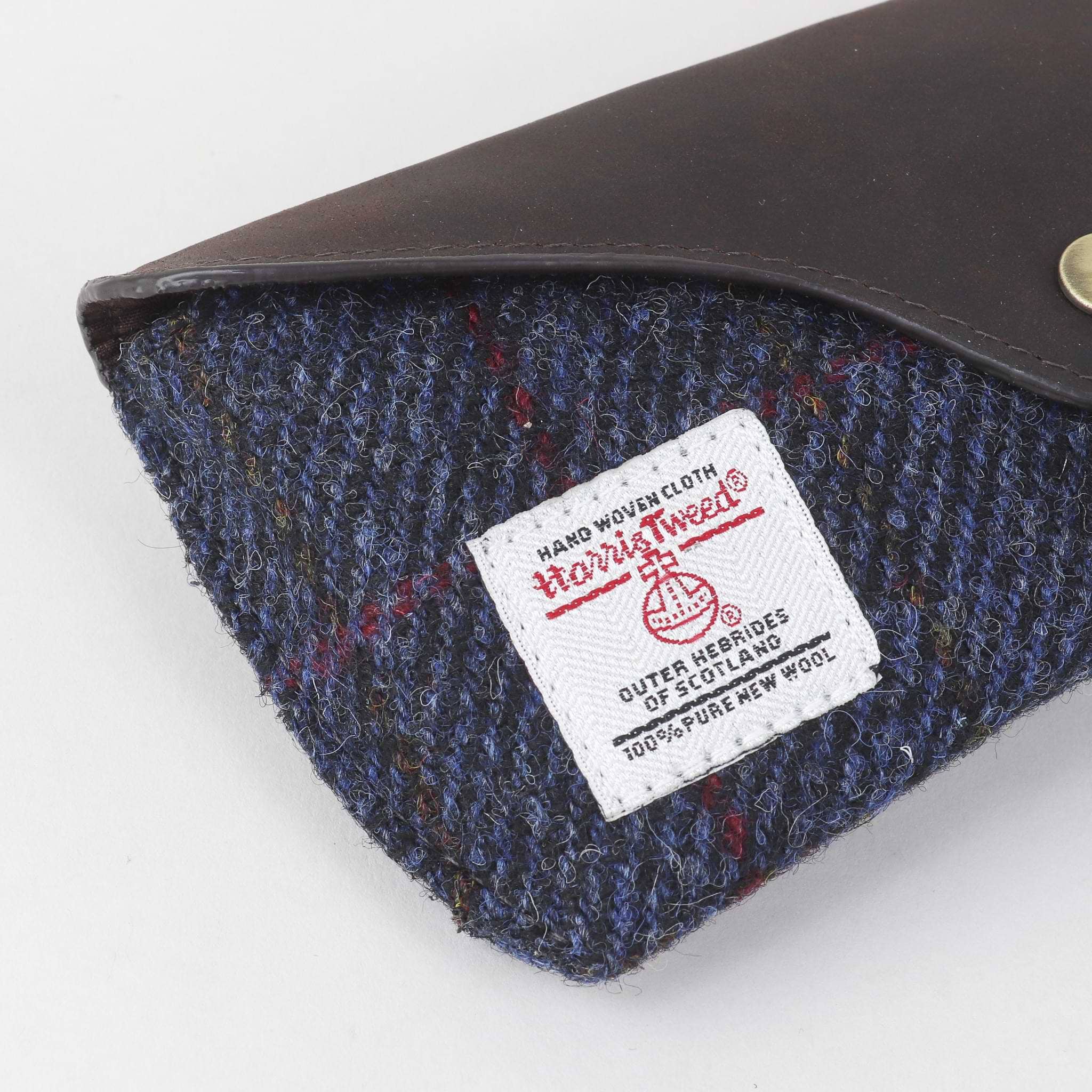 Glasses Case | Blue Harris Tweed