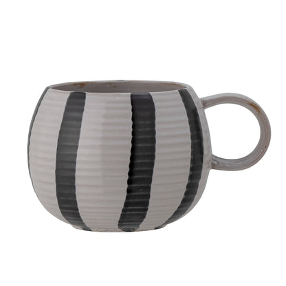 Serina Mug in Black & White Stripe