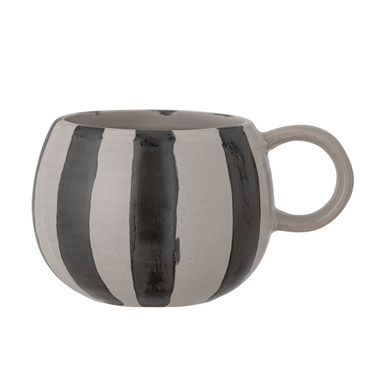 Serina Mug in Black & White Stripe