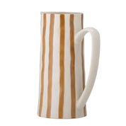 Begonia Jug | Brown Stoneware