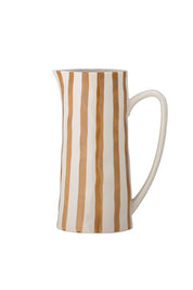 Begonia Jug | Brown Stoneware