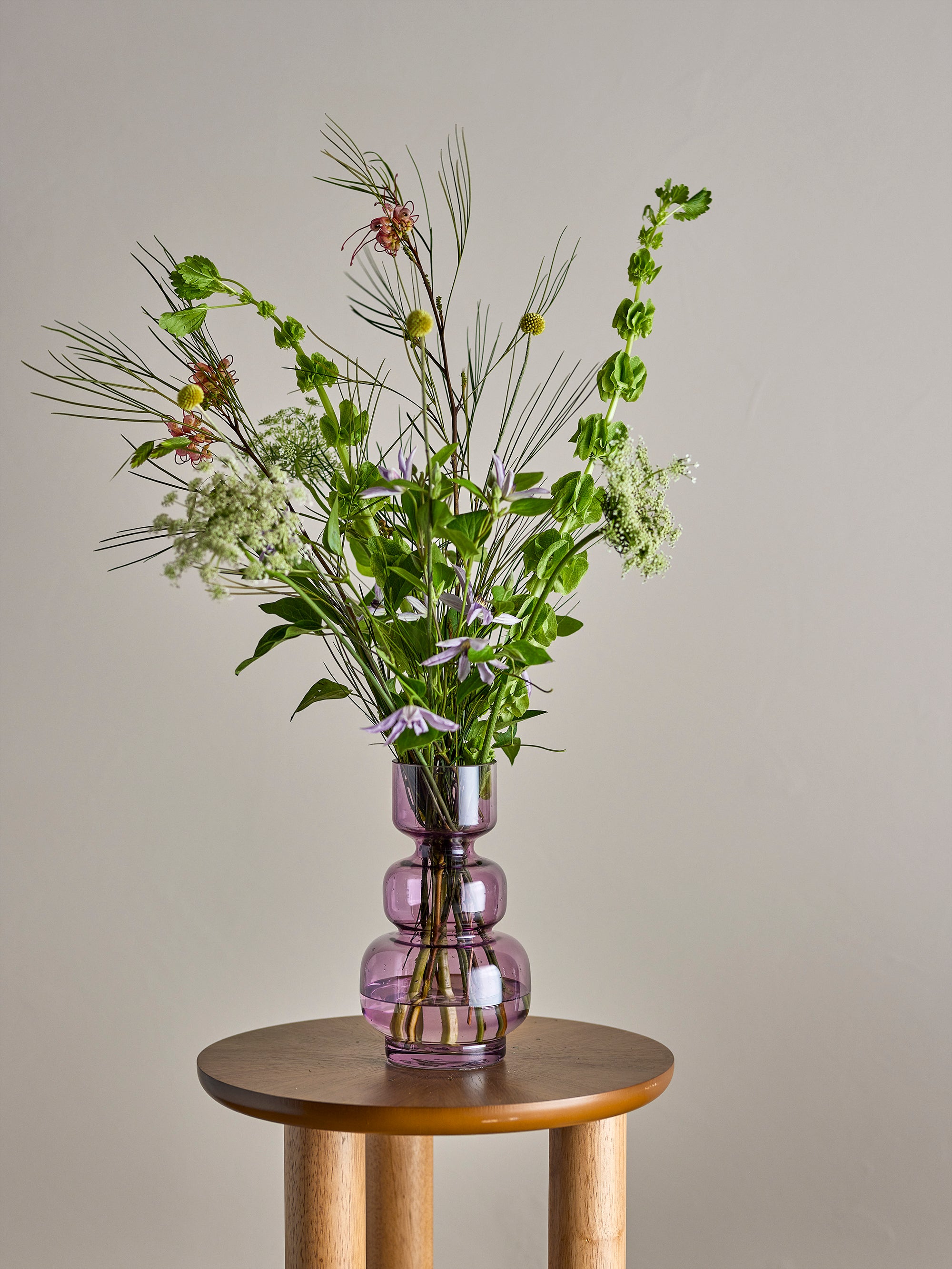 Johnson Purple Glass Vase