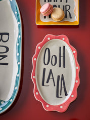 Soline"Ooh La La" Serving Plate | Stoneware