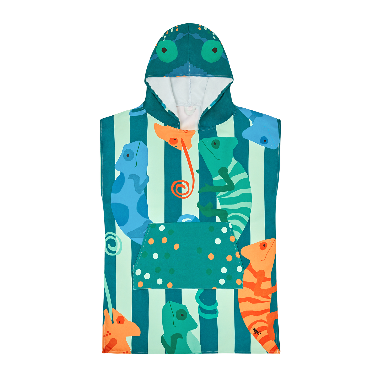 Kids Poncho - Karma Chameleon - Age 3-5