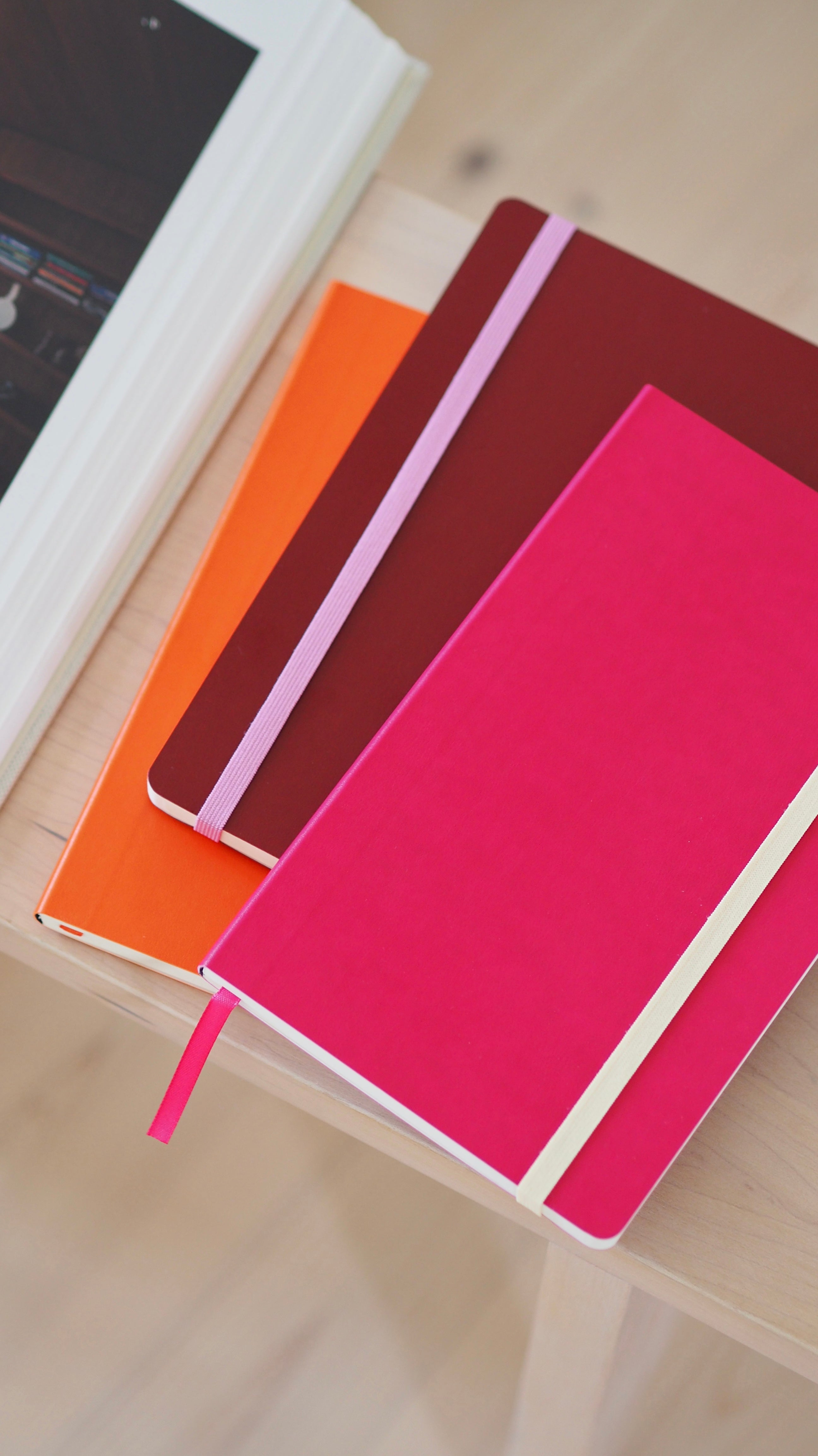 Flow Notebook | Medium in Dark Rose