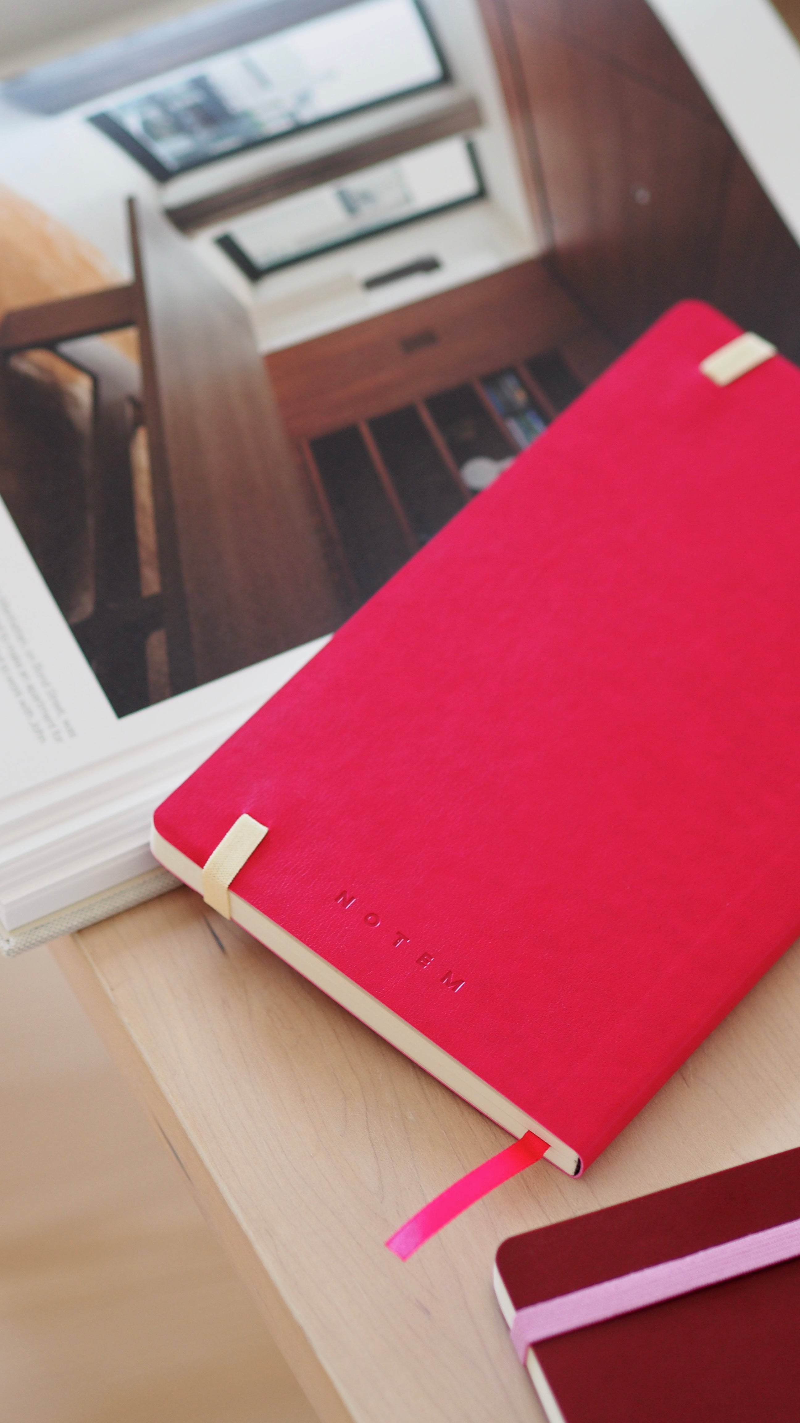 Flow Notebook | Medium in Dark Rose