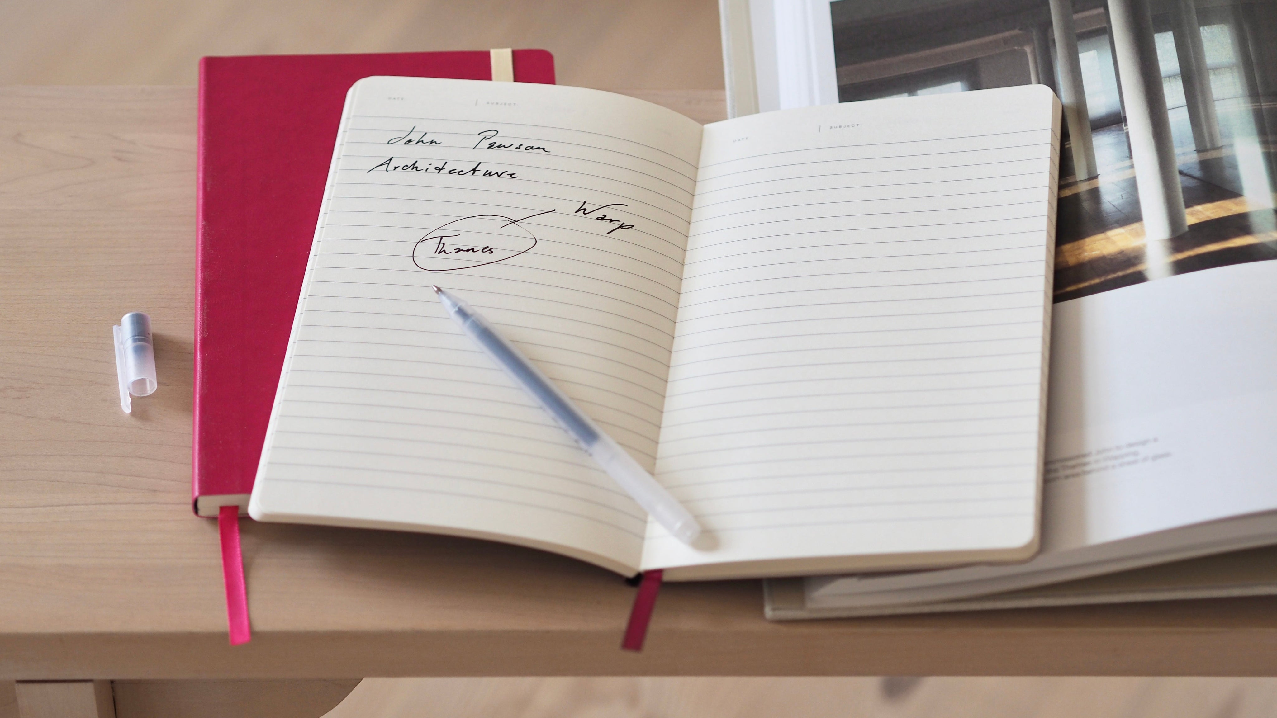 Flow Notebook | Medium in Dark Rose