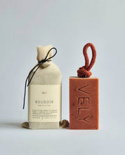 Natural Handmade Soap On A Rope "Boudoir"