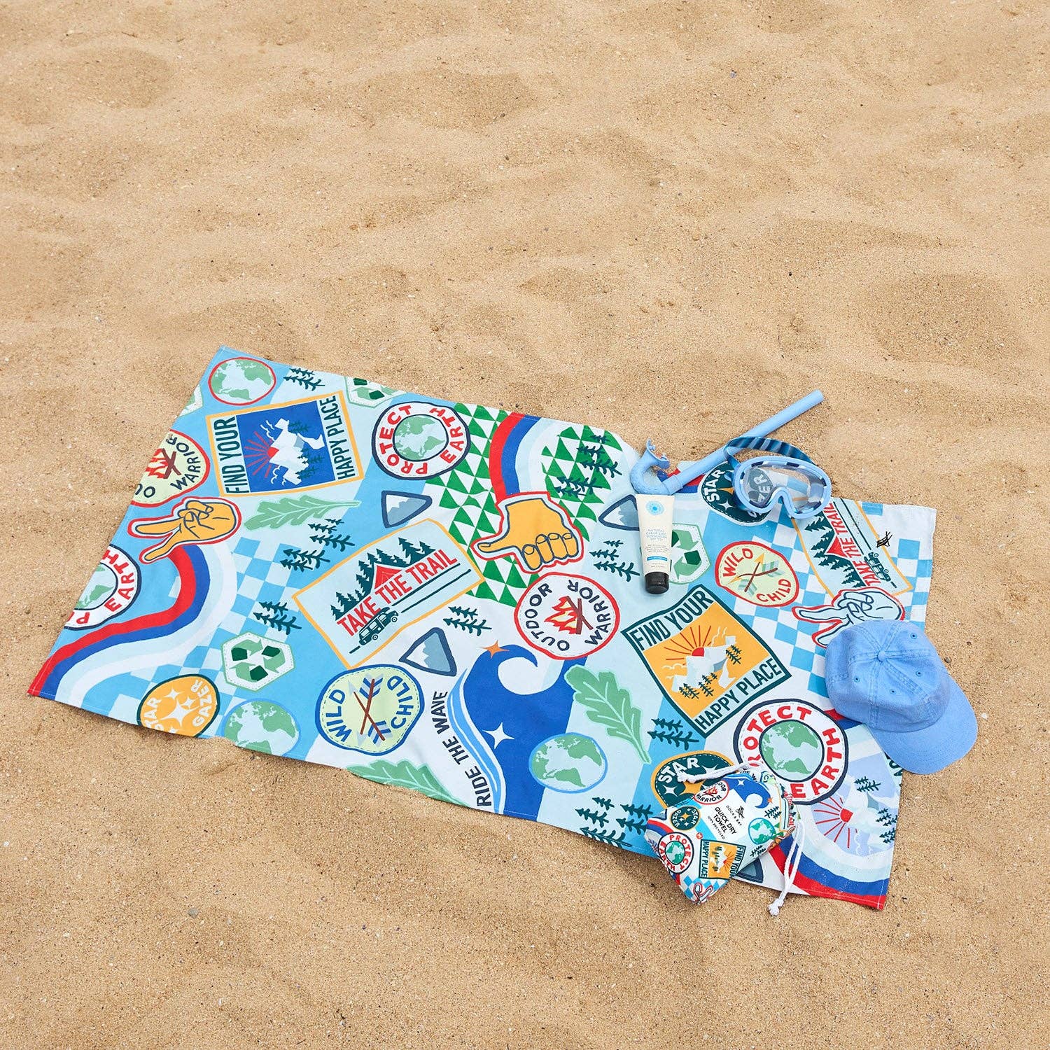 Dock & Bay Kids Beach Towel - Into the Wild