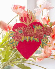 Flaming Heart Greeting Card