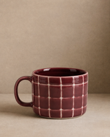 Egg Back Home | Ceramic Pool Mug | Burgundy