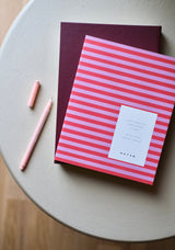 Alva Annual Calendar 2027 | Medium in Red Stripes