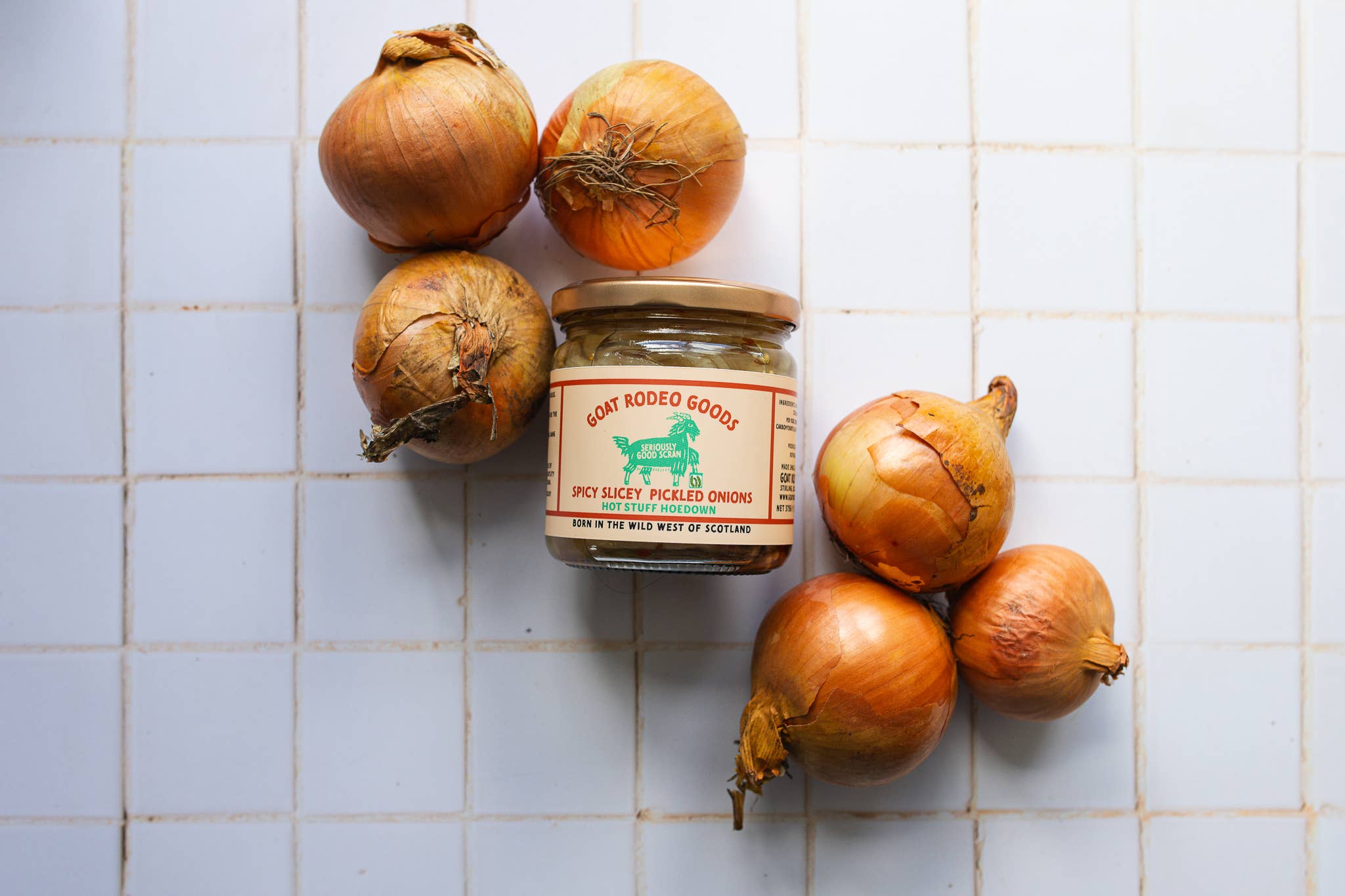 Goat Rodeo Goods Spicy Slicey Pickled Onions | 375g