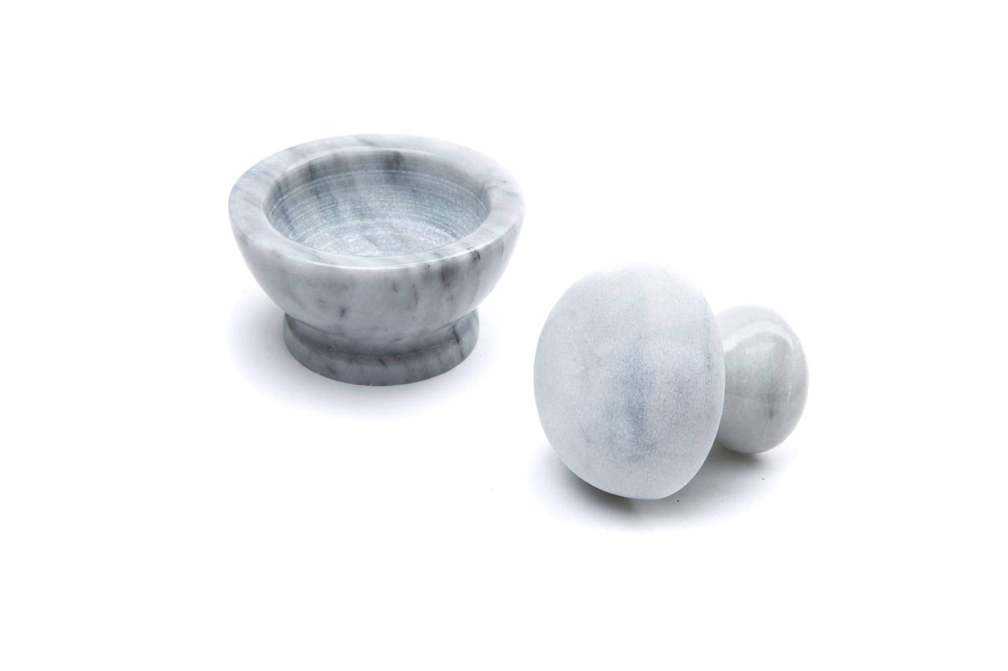 Marble Mortar & Pestle | White 4" x 4" x 4.25"
