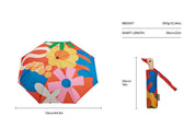 Salsa red print umbrella by Original Duckhead, further view