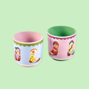 Electric Coast egg cups by Eleanor Bowmer, further view