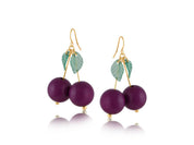 SAVANNA CHERRY DROP EARRINGS
