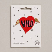 Wild Heart Iron-On Embroidered Patch