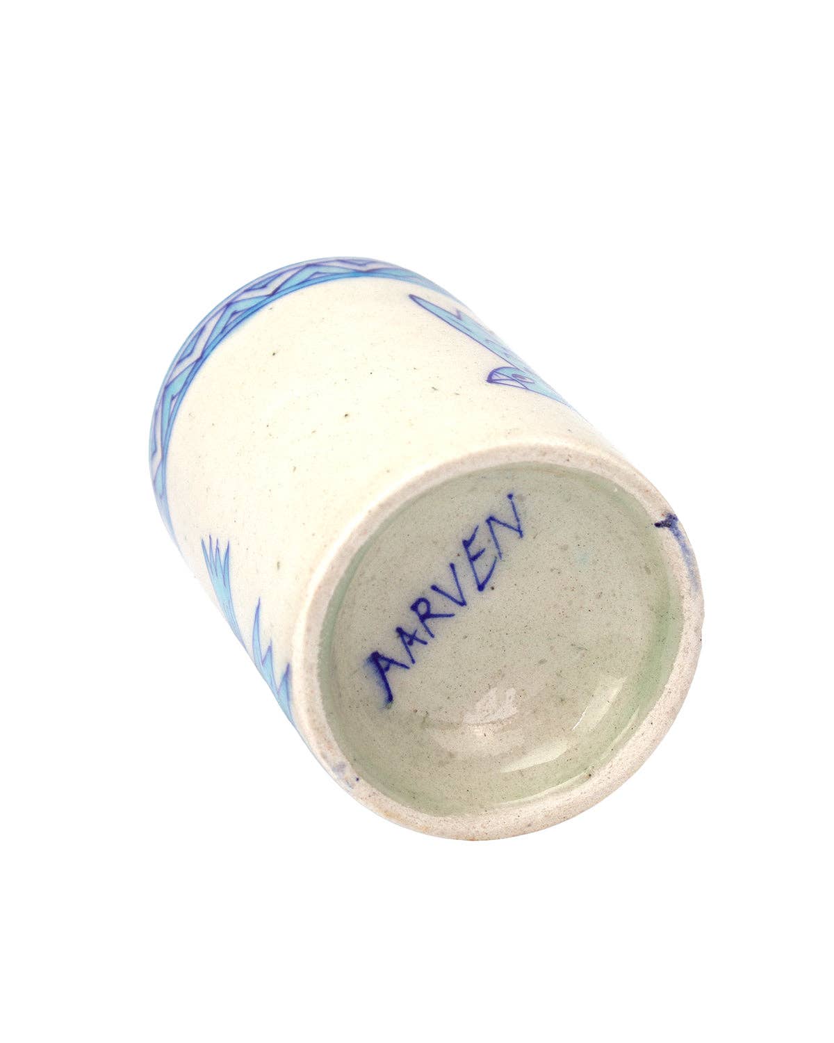 Blue Bird toothbrush holder, further view