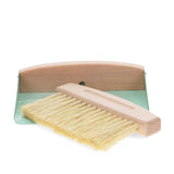 Table Brush & Pan Set | Wooden, Pistachio Green