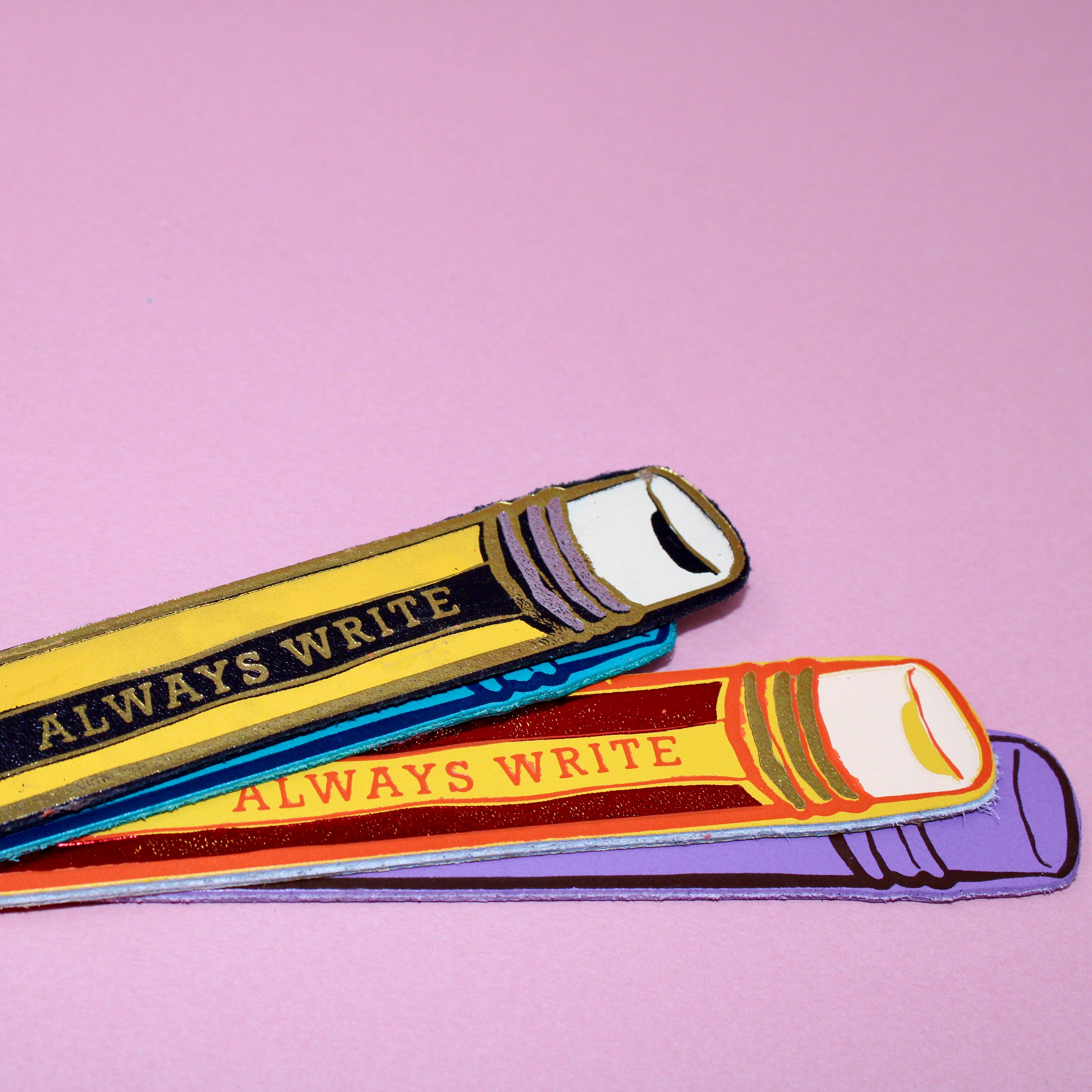 Always Write Pencil Bookmark