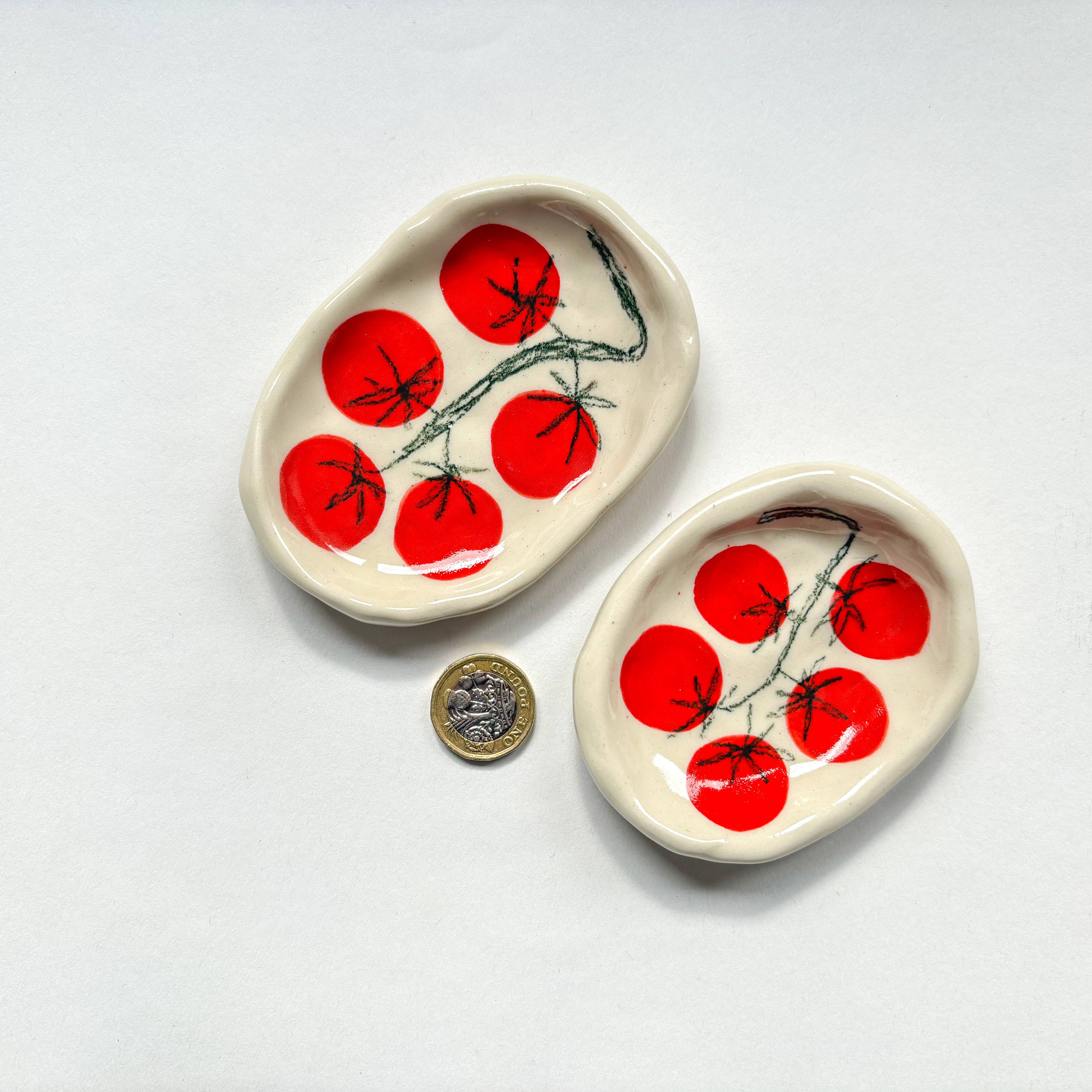 Handmade Little Dishes | Hand-painted fruit design