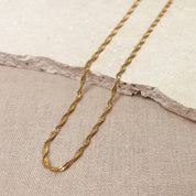 Everyday Twisted Chain Necklace by Little Nell, further view