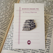 Enamel Book Lover Pin Badge