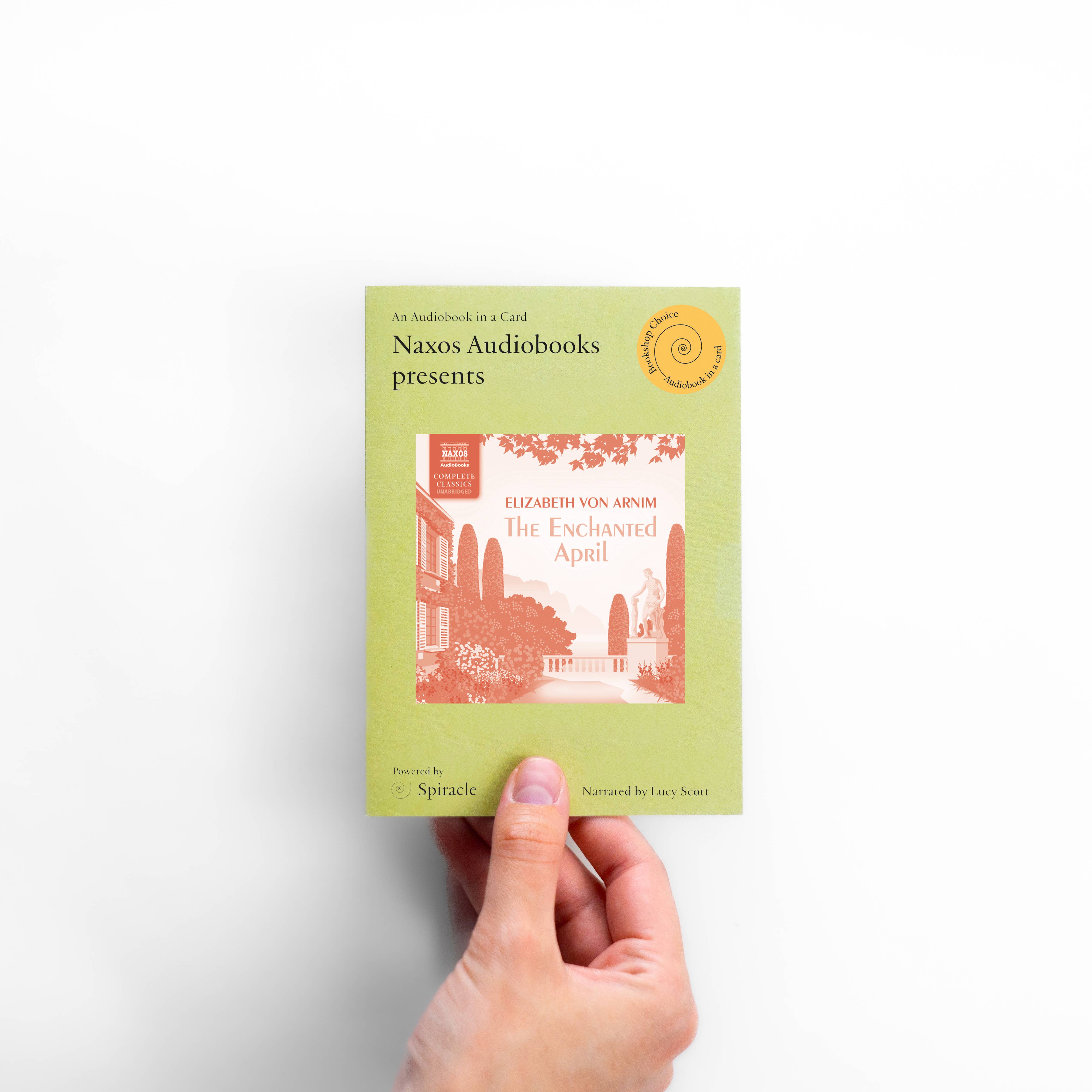 Audiobook In A Card: The Enchanted April 