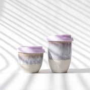 Ceramic Flat White Cup 6oz in Deia