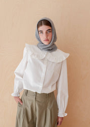 Merino Hood | Grey Two-Tone