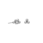 Trio Micro Studs by Little Nell, further view