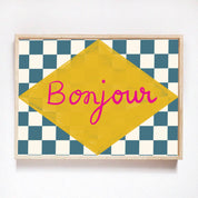 Bonjour | Art Print or Postcard