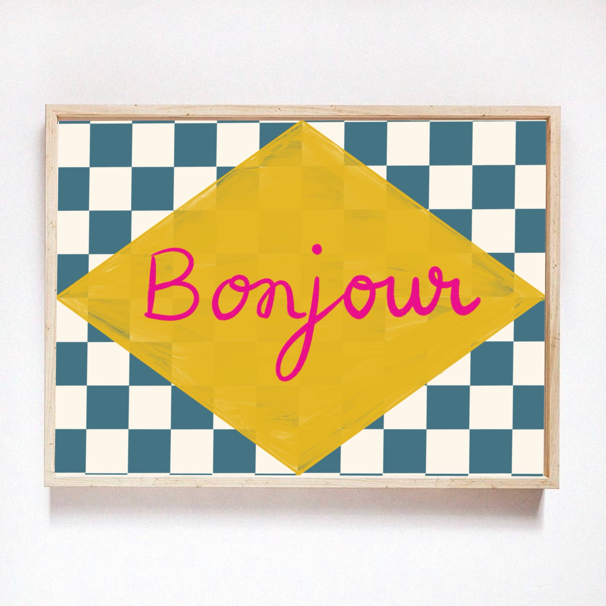 Bonjour | Art Print or Postcard