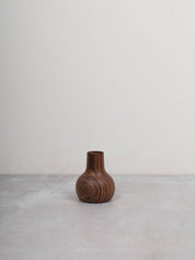 Walnut Wood Mini Vase, Nina: Medium