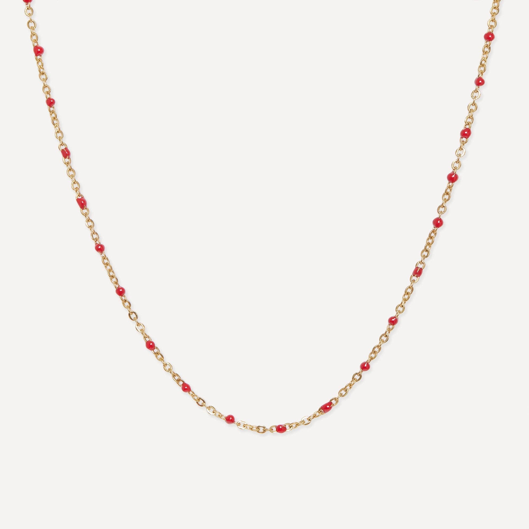 Sand Necklace | Red