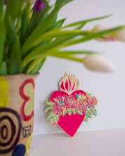 Flaming Heart Greeting Card