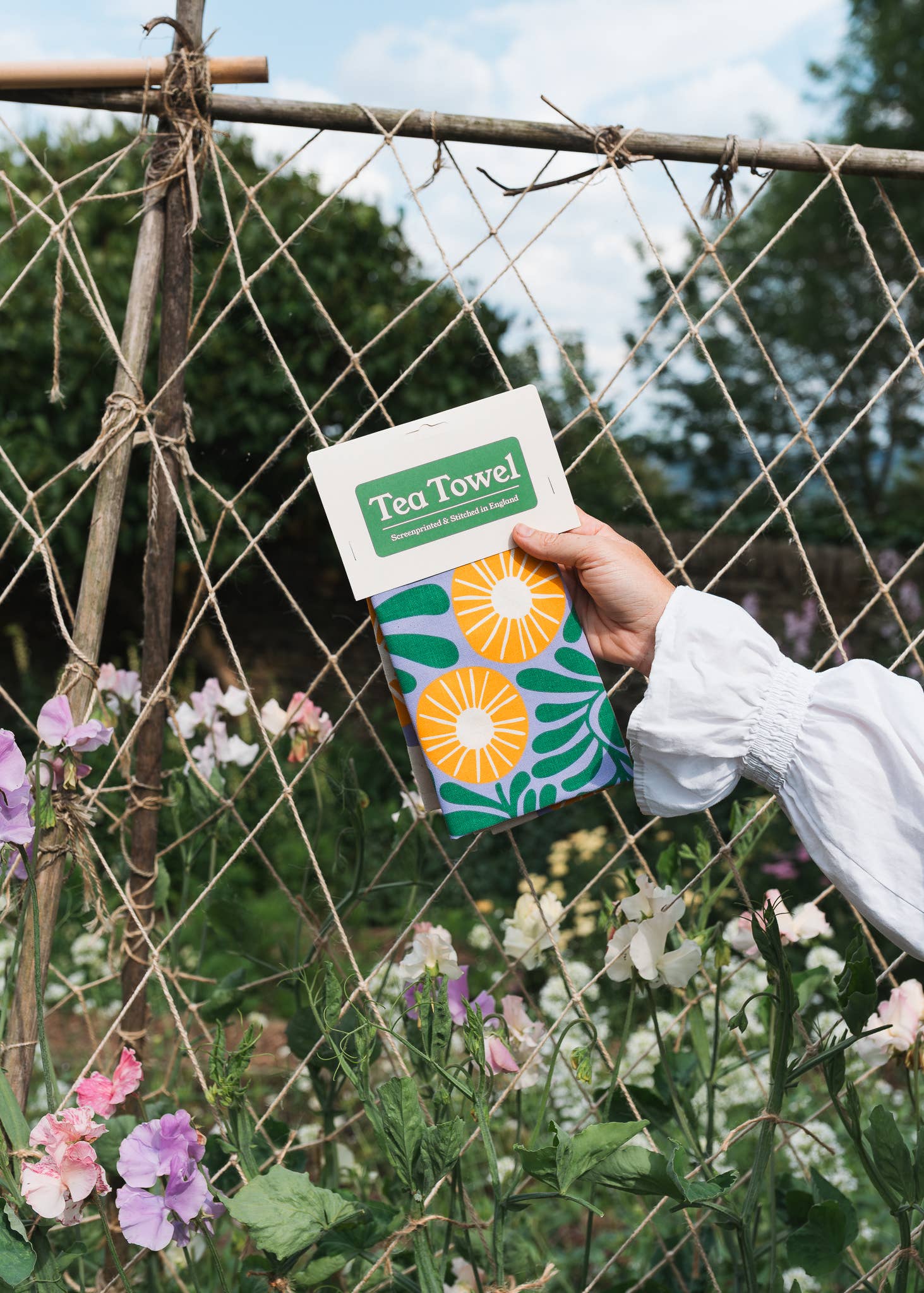 Floral Tea Towel | Vine
